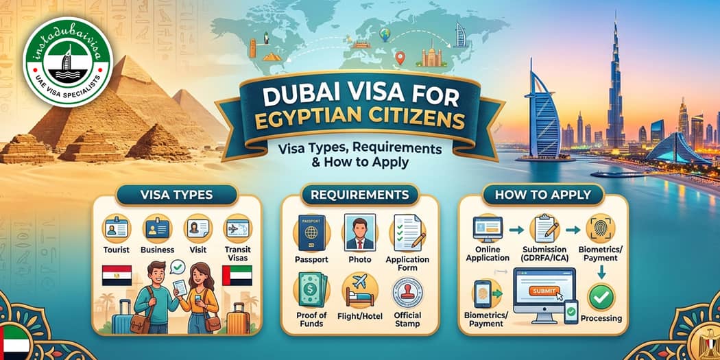 Dubai Visa for Egyptian Citizens: Visa Types, Requirements and How to Apply